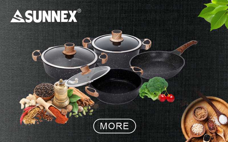 Peralatan masak lapisan watu medis SUNNEX