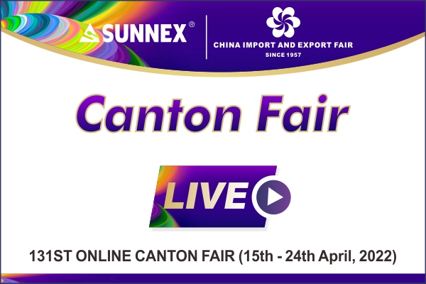 Produk Panas Canton Fair kaping 131 nuduhake jadwal video SUNNEX!