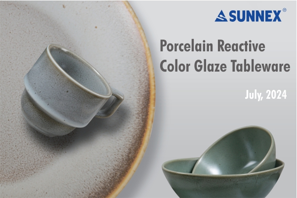 Sunnex Porcelain Reaktif Warna Glaze Tableware