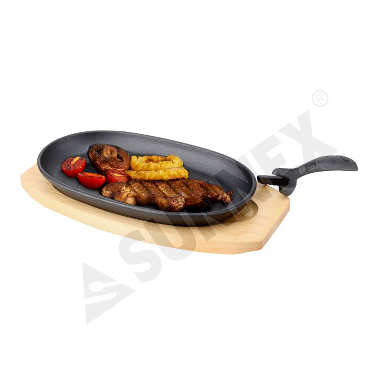 Cast Iron Oval Sizzle Platter