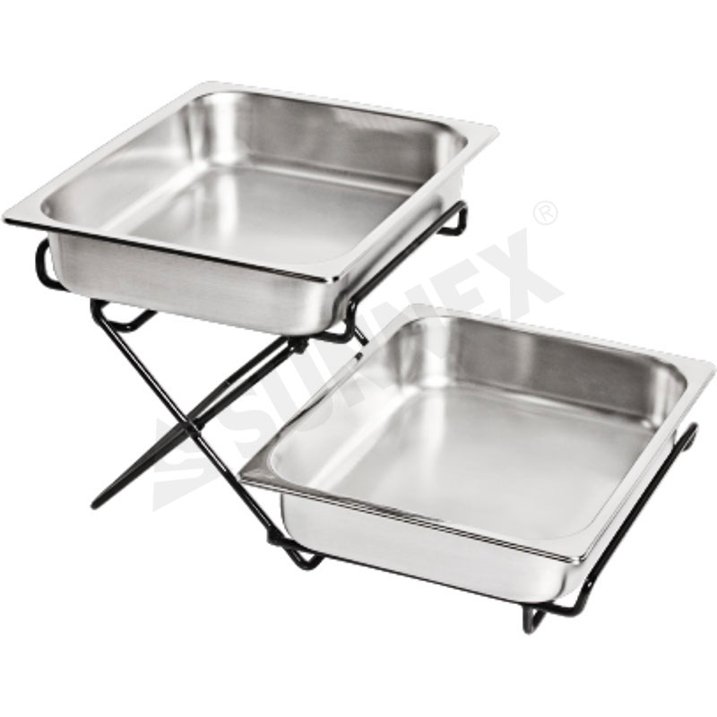 Chafer Food Pan Stainless Steel Tabel Uap Hotel Pan