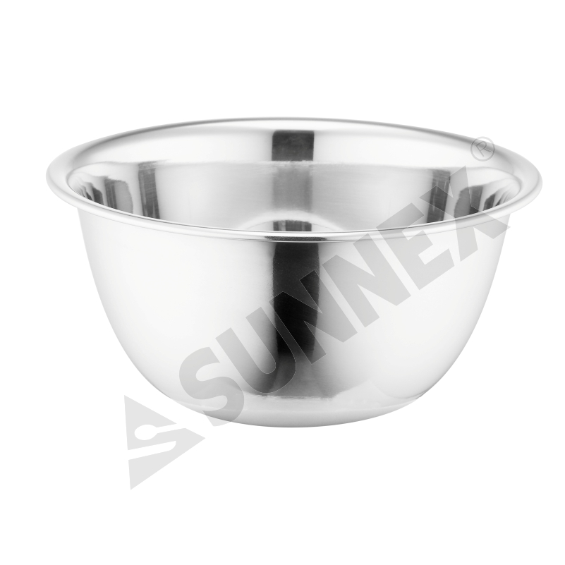 Heavy Duty Nyampur Bowl Stainless Steel Rolled Edge