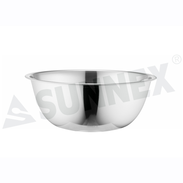 Bowl Campuran Digunakake Digunakake Stainless Steel Utensil