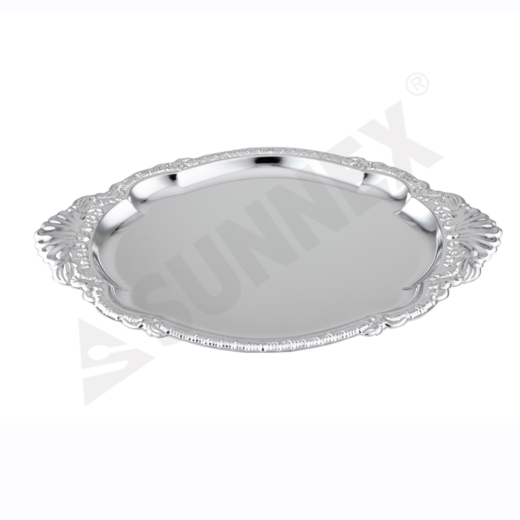 Baki Servis Plated Oval Chrome