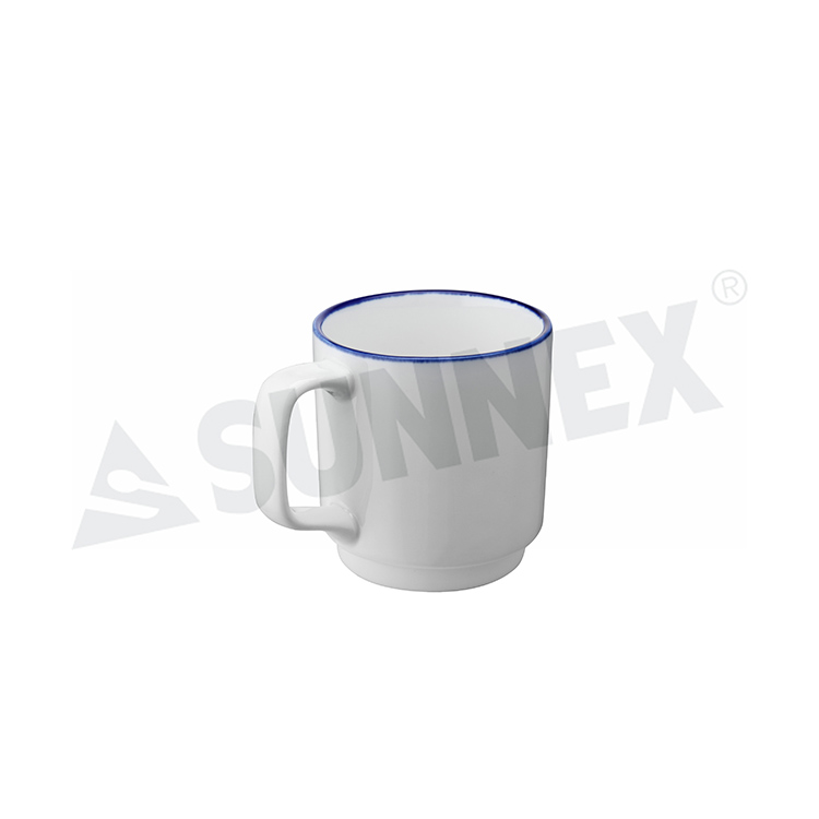 Mug porselen Kanthi Biru Biru