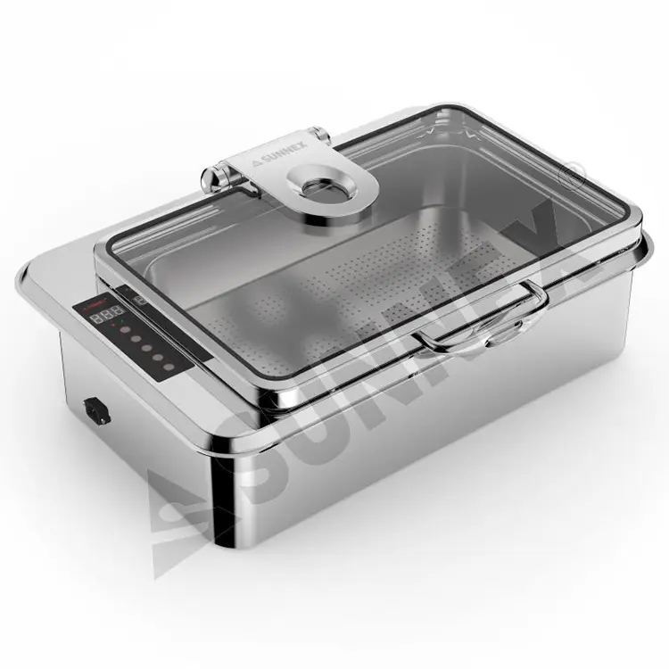 Baja stainless 8 8.5L dibangun ing Buffet Chafer