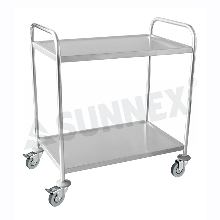 Trolley Dapur lan Catering Layanan Stainless Steel