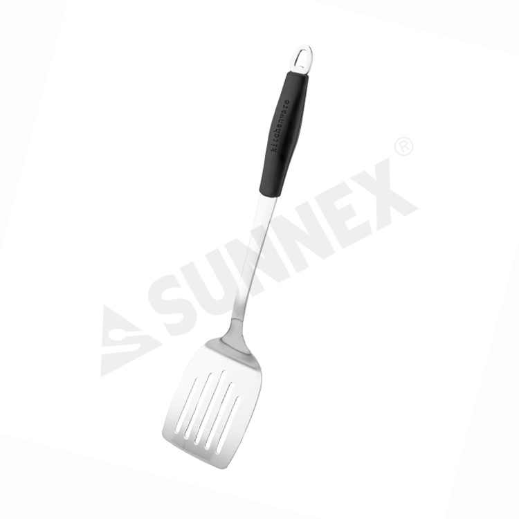 Stainless Steel Slotted Turner Kanthi Silicone Handle